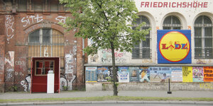 Blick auf die alte Brauerei