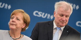 Merkel und Seehofer