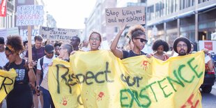 Demo gegen Rassismus