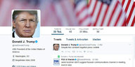 Twitter-Profil von Donald Trump