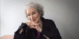 Die Preisträgerin Margaret Atwood