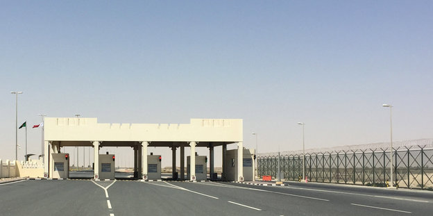Grenzanlage von Saudi-Arabien