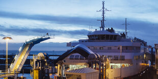 Die "Tycho Brahe" vor Anker