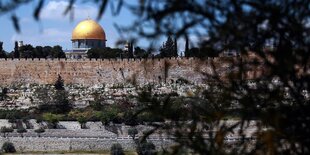 EIn Landschaftfoto von der Jerusalem-Altstadt