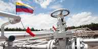 Blick auf das Ölfeld in Morichal im Orinoco-Gürtel in Venezuela