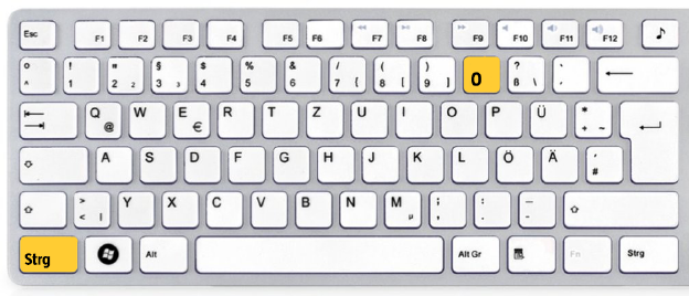 Ein Bild von einer Tastatur Ein Bild von einer Tastatur