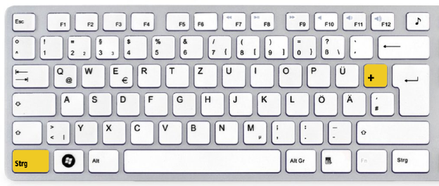 Ein Bild von einer Tastatur Ein Bild von einer Tastatur