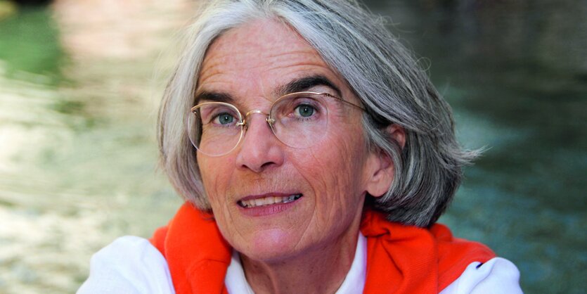 Die Autorin Donna Leon in Venedig