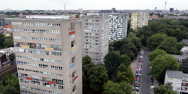 Blick auf das Hansaviertel in Berlin