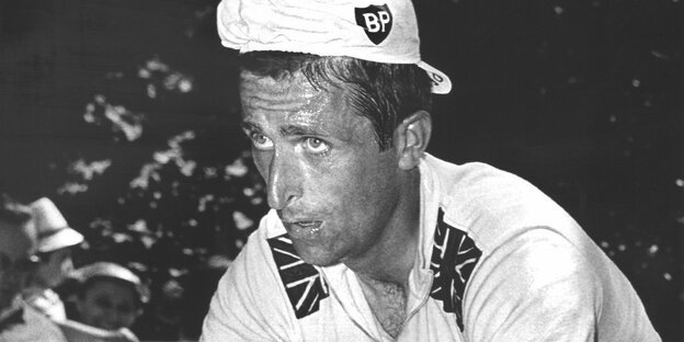 Der britische Radrennfahrer Tom Simpson während der Tour de France im Juli 1967