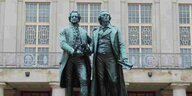 Denkmal von Schiller und Goethe