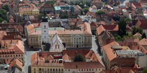 Blick auf Zagreb