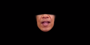 Obamas untere Gesichtshälfte