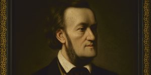 Richard Wagner auf einem Portraitbild