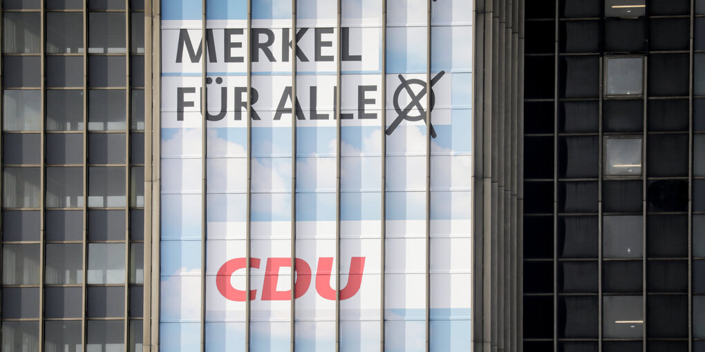 CDU-Wahlwerbung "Merkel für alle"