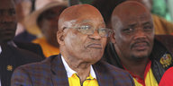 Südafrikas Präsident Jacob Zuma zieht einen Flunsch