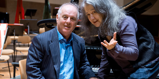 Barenboim und Martha Argerich Barenboim und Martha Argerich