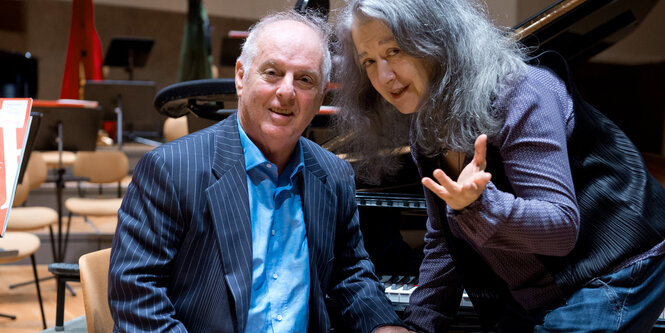 Barenboim und Martha Argerich