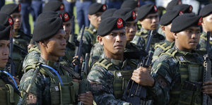 Philippinische Polizisten