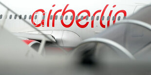 Bild eines Flugzeuges mit air berlin-Aufdruck