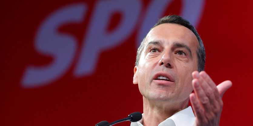 Porträt SPÖ-Kanzler Christian Kern