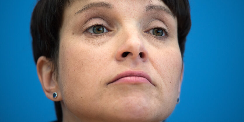 Nahaufnahme von Frauke Petry