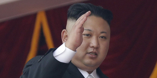 Der norkoreanische Staatsführer Kim Il Un
