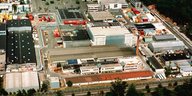 Luftbild der Hanauer Brennelementefabrik