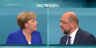 Screenshot vom TV Duell