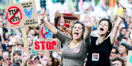 TTIP-Protest in Brüssel