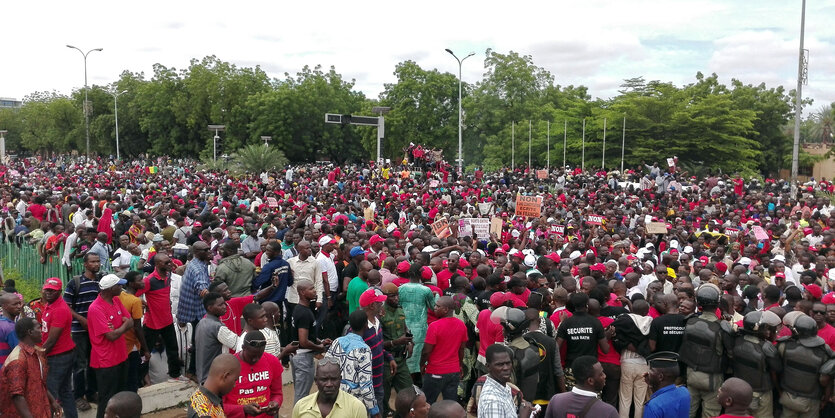 Demonstration gegen Malis Regierung