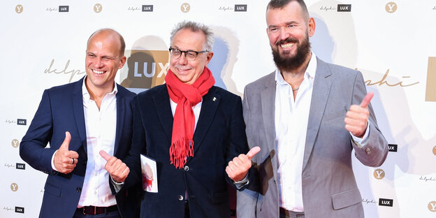 Die Yorck-Chefs und Berlinale-Boss Kosslick Die Yorck-Chefs und Berlinale-Boss Kosslick