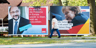 Wahlplakate im Straßenbild