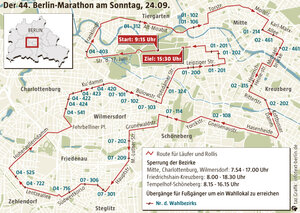 Marathonstrecke Marathonstrecke