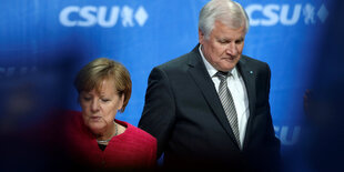 Merkel und Seehofer