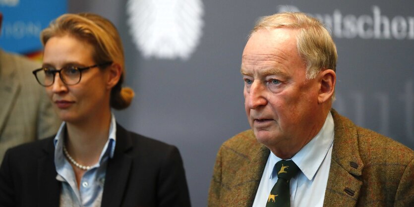 Porträt Weidel und Gauland