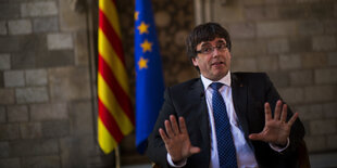 Der katalanische Regierungschef Carles Puigdemont