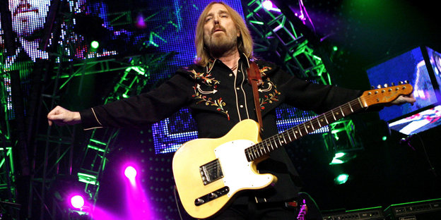 Ein Musiker auf der Bühne, Tom Petty