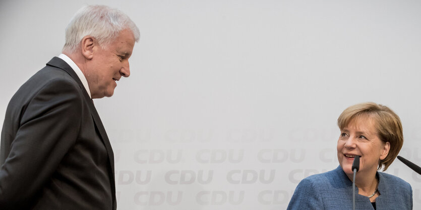 Angela Merkel und Horst Seehofer