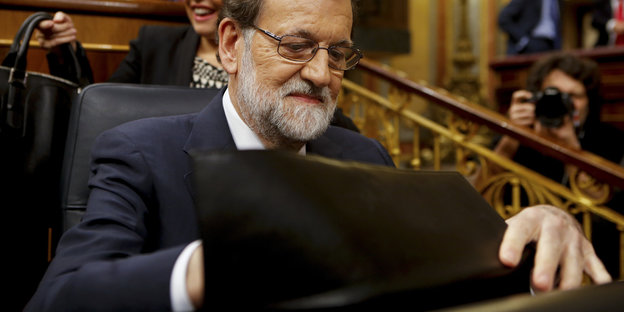 Ein Mann, Mariano Rajoy
