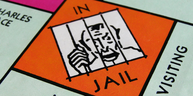 Gefängnisfeld bei Monopoly