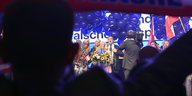 FPÖ-Chef Strache bei einer Jubelfeier in Wien