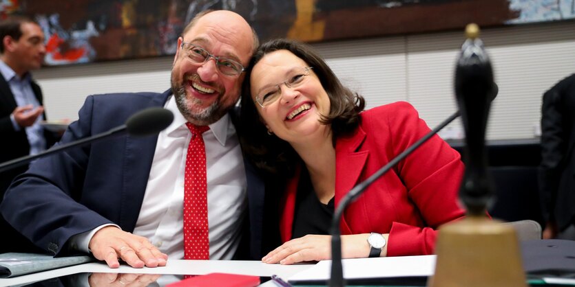 Martin Schulz und Andrea Nahles