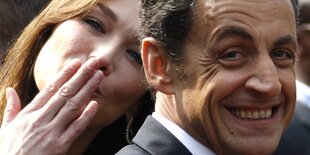 Carla Bruni und Nicolas Sarkozy