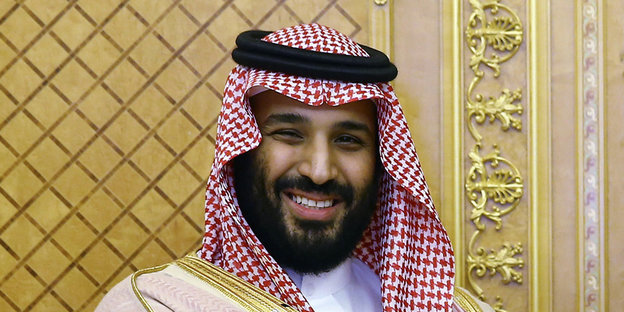 Prinz Mohammed bin Salman lächelt