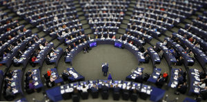 Blick auf das EU-Parlament