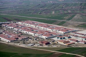 Das Gefängnis Silivri Nr. 9 von Oben Das Gefängnis Silivri Nr. 9 von Oben