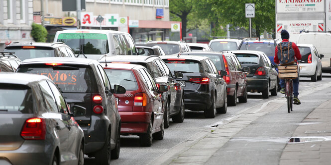 Autos im Stau