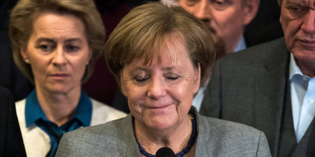 Porträt Merkel