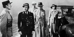 Eine Szene auf Casablanca